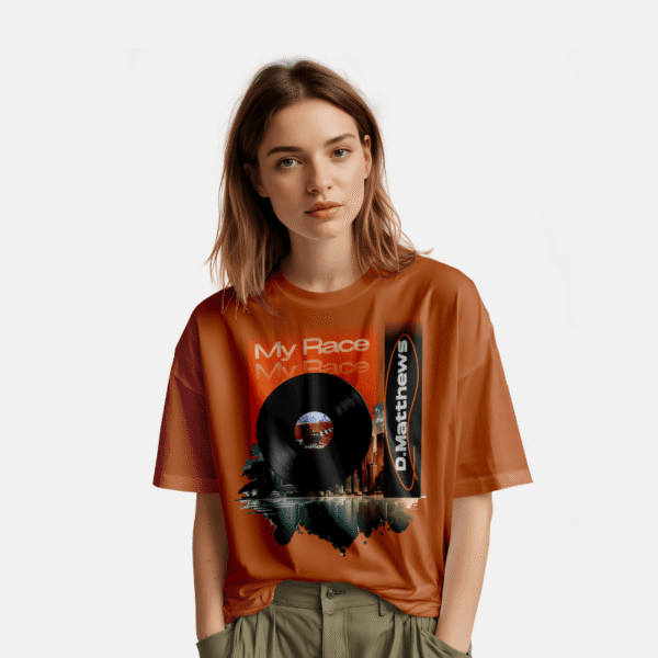 My Race-Themed T-Shirt Female Orange